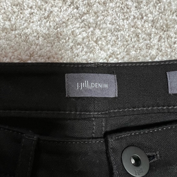 J. Jill High Rise Denim Leggings Black - Picture 5 of 5